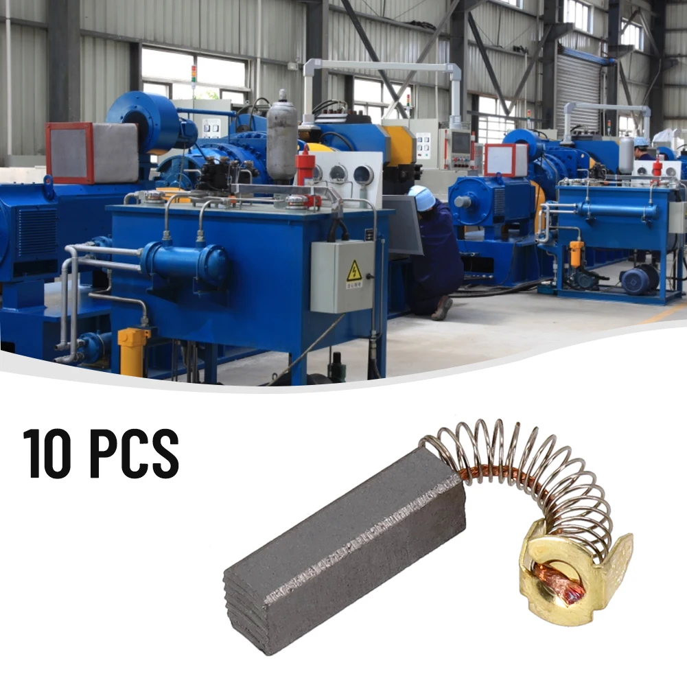 

Высококачественные угольные щетки, щетки, электрические ударные дрели для электродвигателей, сменные металлические детали, пылесосы, 10 шт./компл.