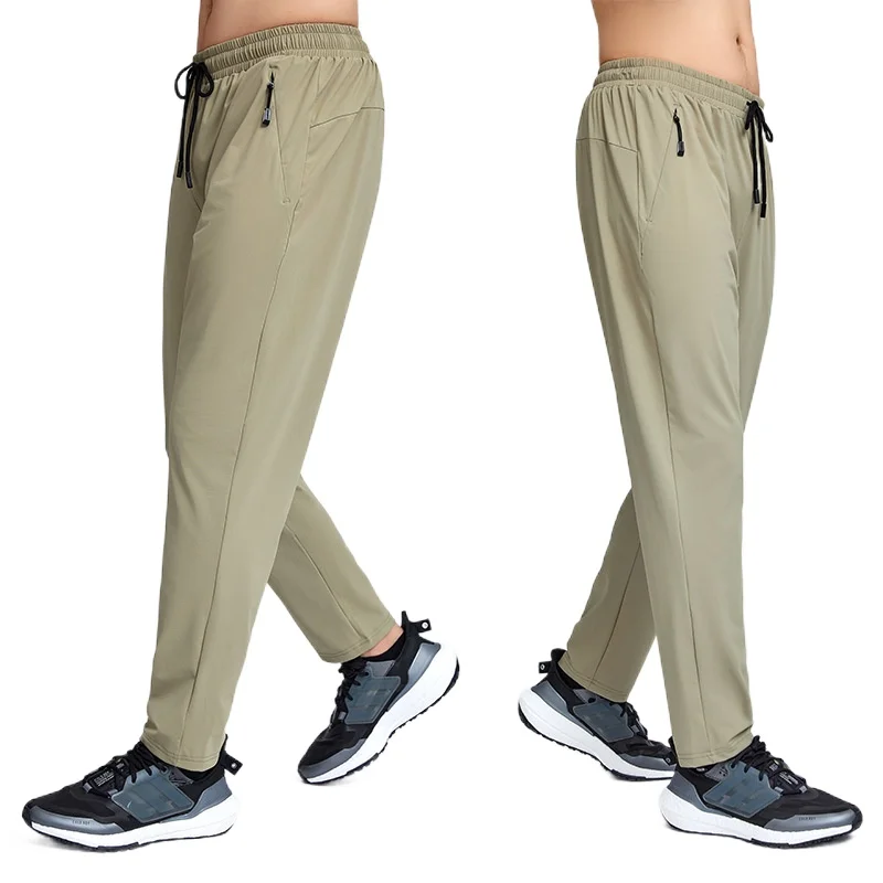 Joggers Sweatpants Men Casual Quick Dry Pants Gym Fitness Workout Sportswear Trousers Male Outdoor Autumn Winter Trackpants