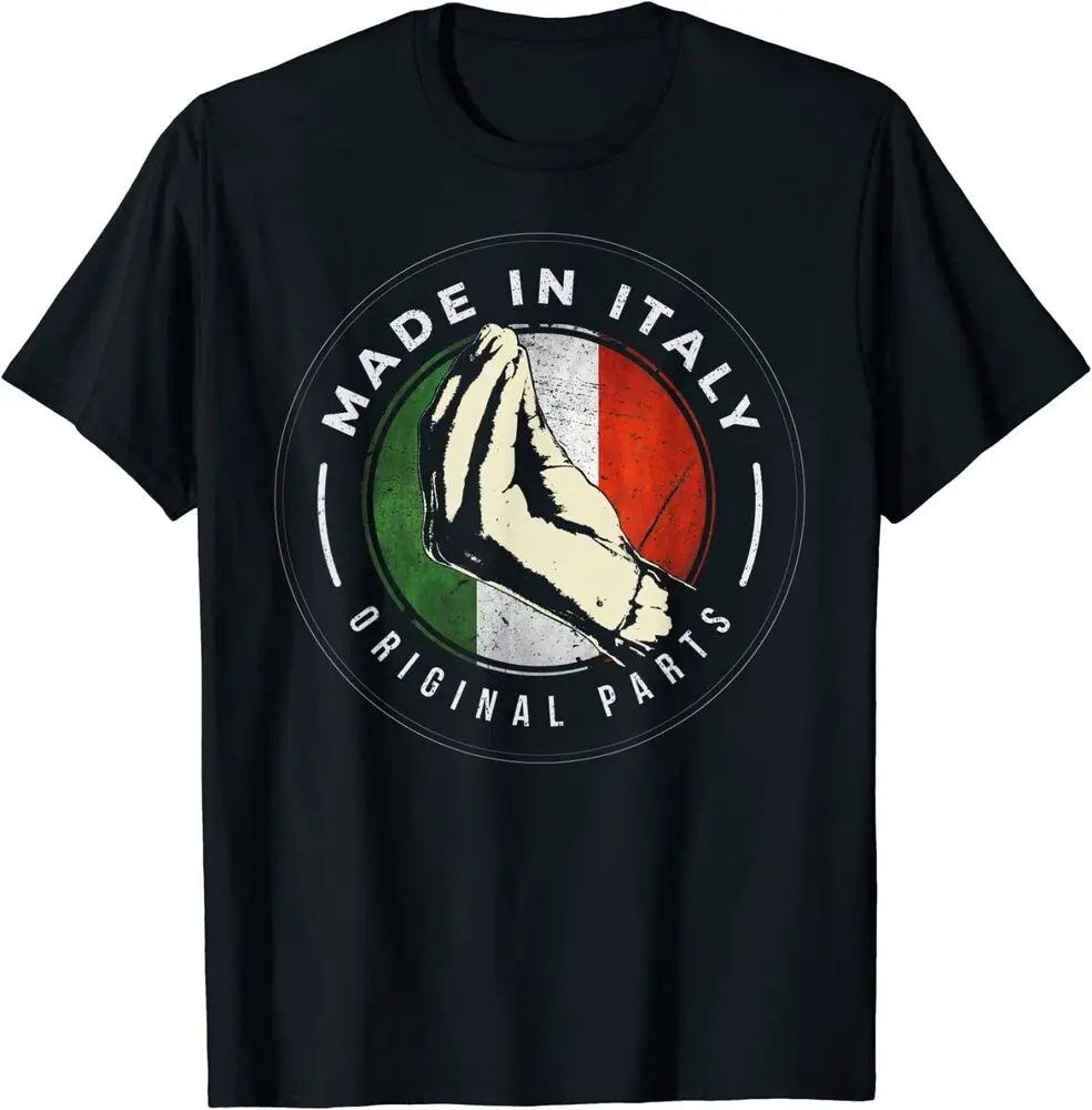 LIMITED Italian Flag Made In Italy Hand Gesture Italia Men Women T-Shirt   Anime Graphic T-shirts for Men Clothing Women