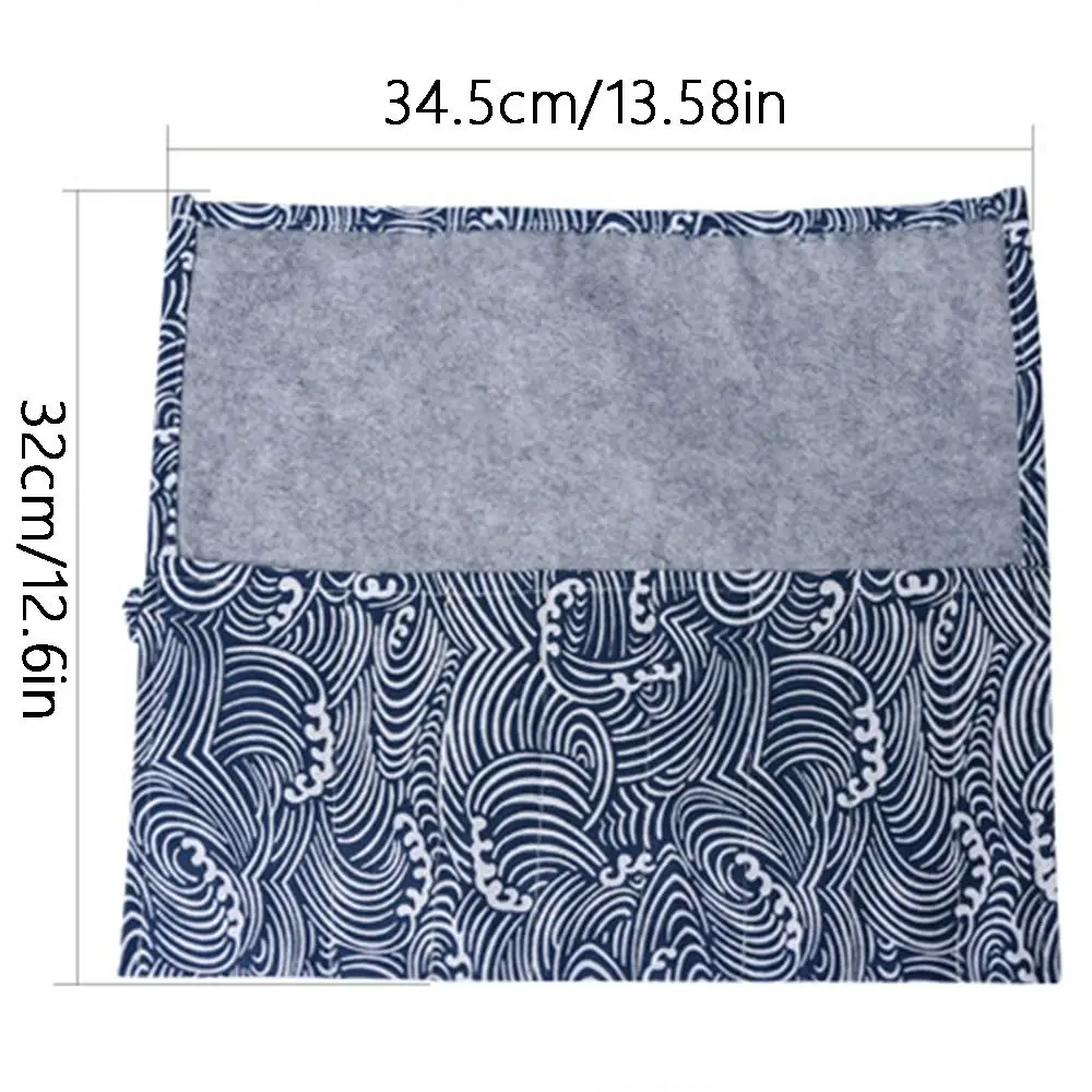 Chinese Style Roll Pen Curtain Roll Up Vintage Pen Holder Storage Pouch Pencil Bag Holder Paint Brush Makeup Brush Wrap