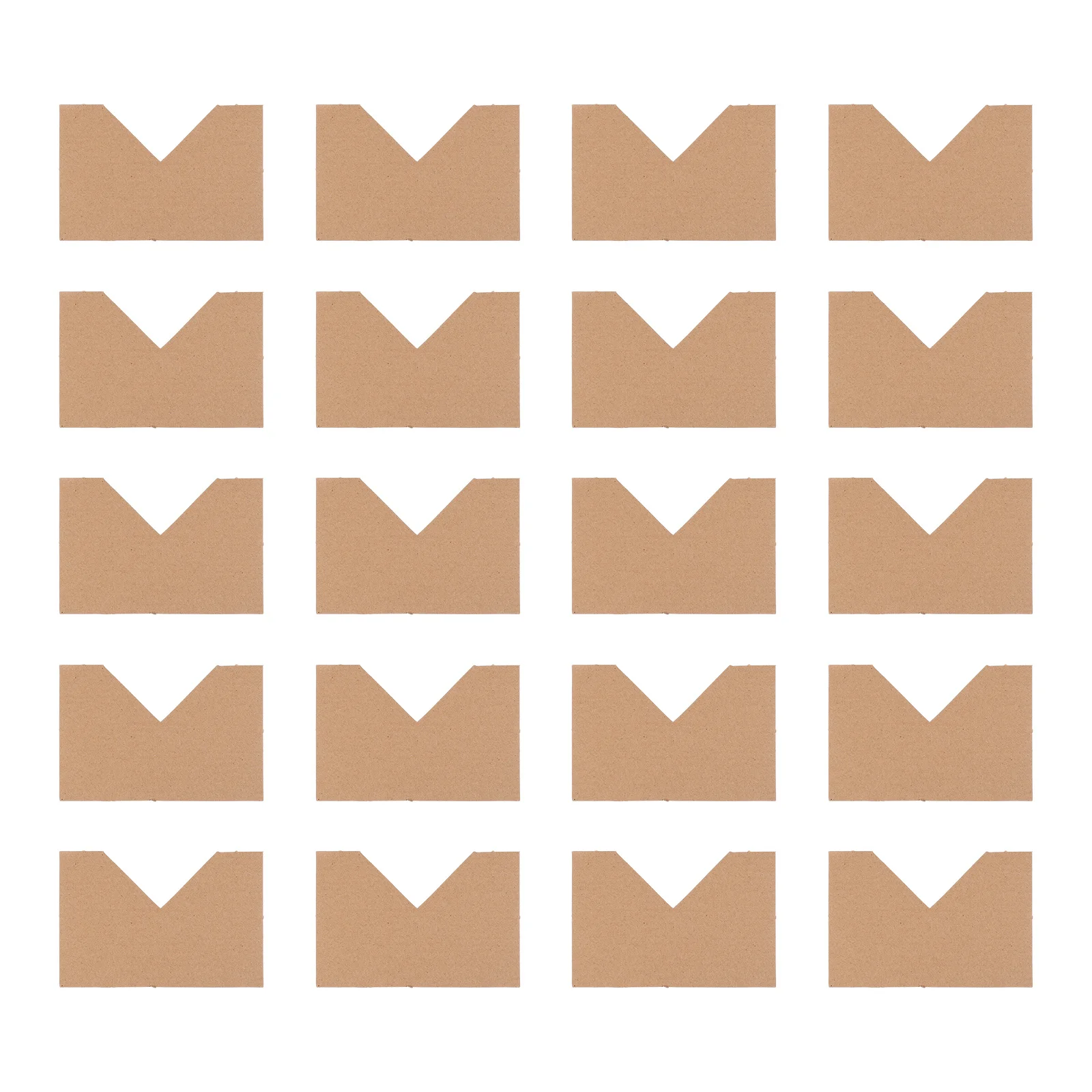 Corner Protector 100PCS Cardboard Frame Guard for Photo Albums Scrapbooks Book Edges Safety Protection Kraft Paper Supplies
