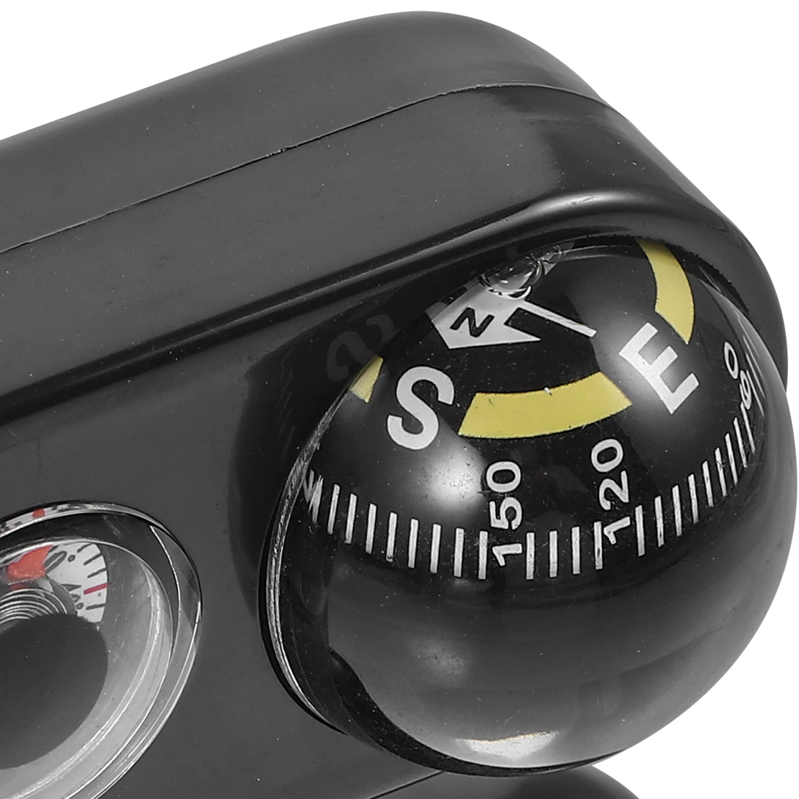 

Car Compass Thermometer Dashboard Mount for Boat Marine Navigation Tool Car Decoration Plastic Material Small Size High