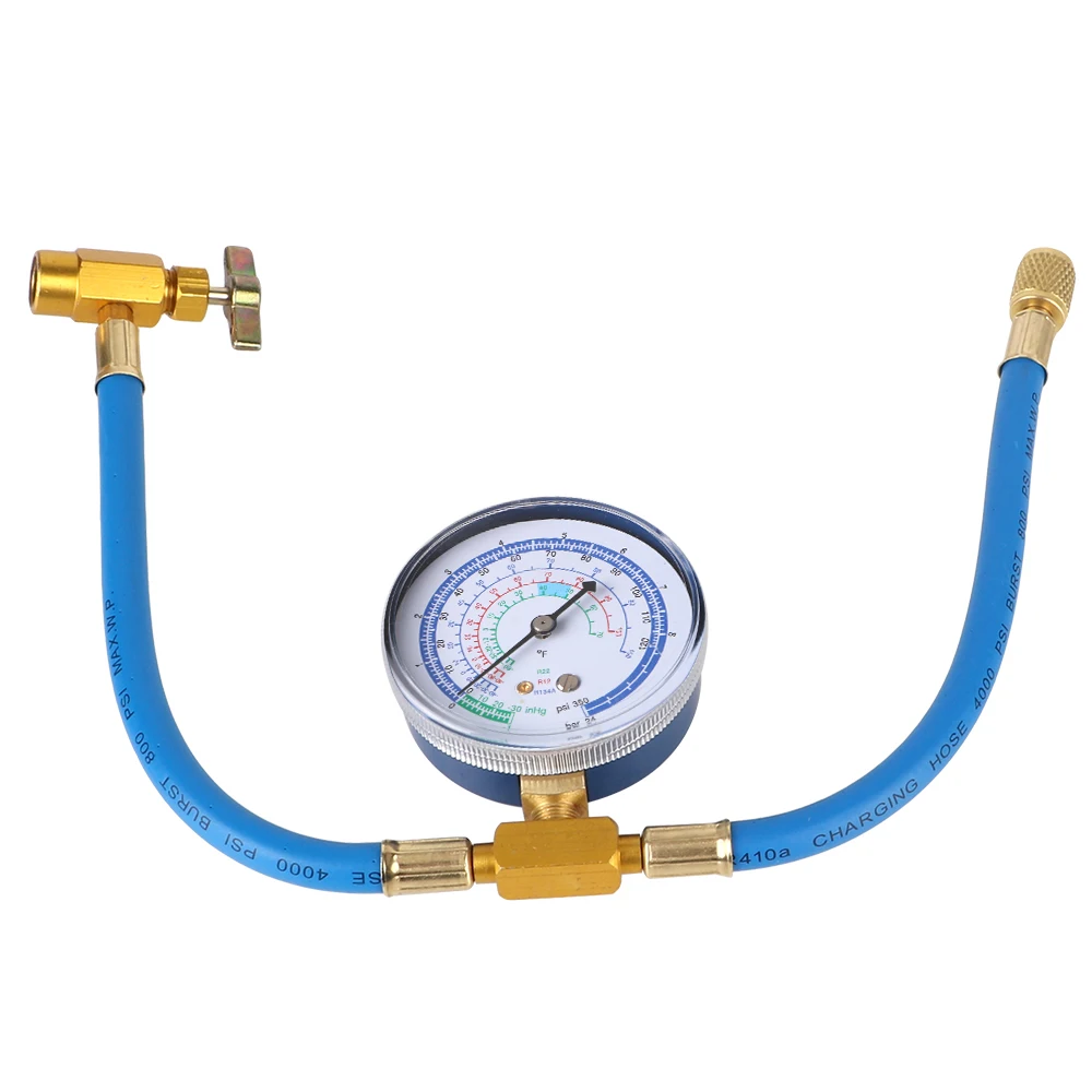 Reparing Tools Car Air Conditioning Pressure Gauge Measuring Kit R134A  Accessories Refrigerant Recharge Hose