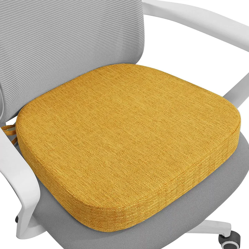 Washable Removable 6.5mm Thick Sponge Horseshoe Shaped Solid Wood Dining Chair Cushion for Home Furniture Seat Pad
