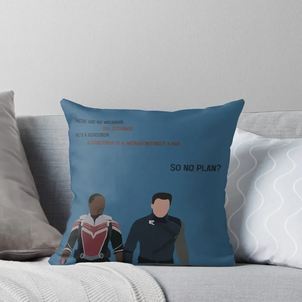 Sam and bucky show with quotes Throw Pillow christmas pillowcases Christmas Throw Pillows Covers Pillow