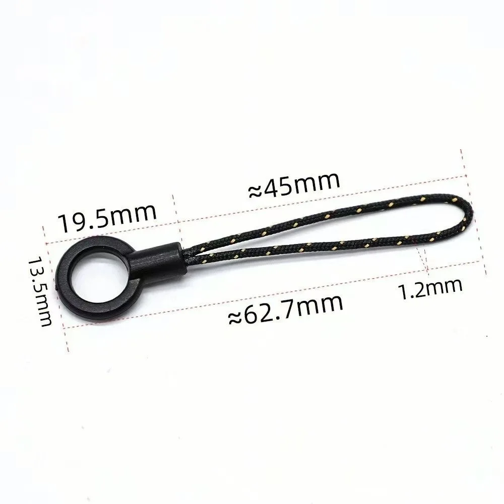 Nylon Cell Phone Finger Ring Grip Holders Straps Charm Cord Lanyard Phone Ring Strap for Mobile USB Flash Drive MP3 Keychain DIY view 6