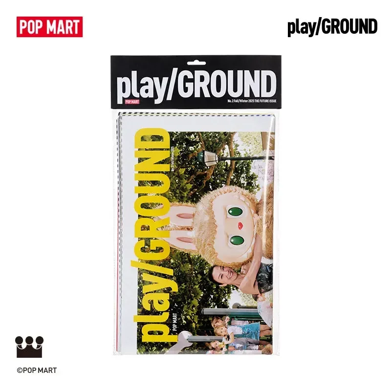 

POPMART play/GROUND Magazine Issue2 серия слепая коробка Guess Bag Mystery Box игрушки куклы аниме фигурка настольные украшения милый подарок