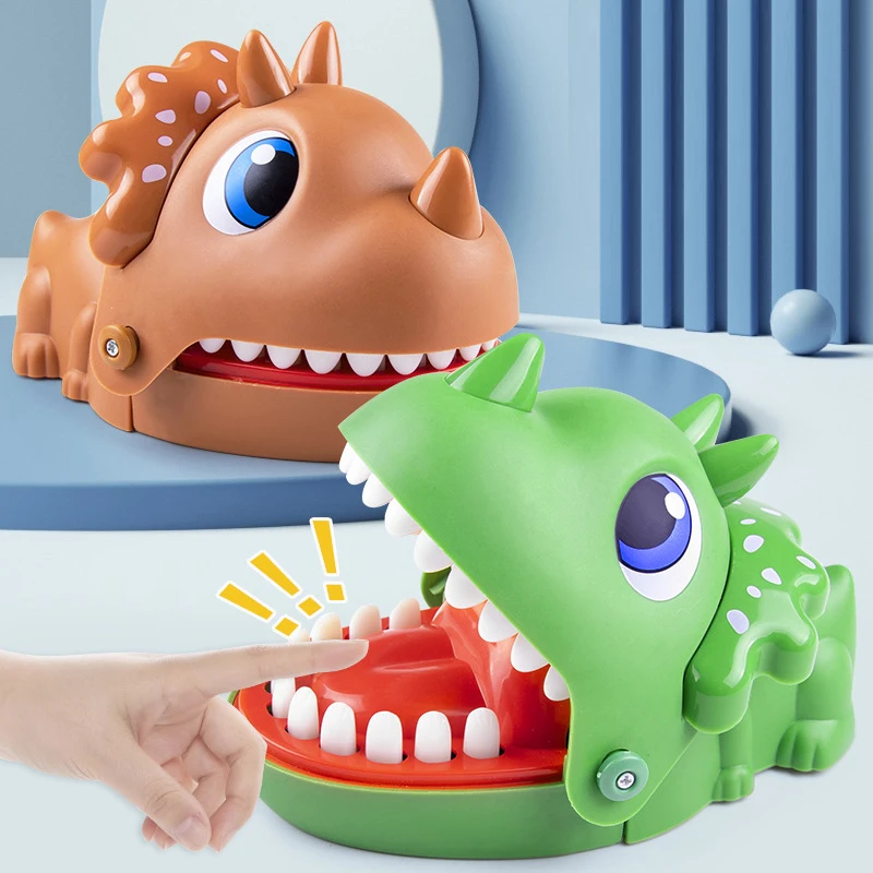 Dinosaur Teeth Toys Alligator Biting Finger Dentist Games Jokes Game of Luck Pranks Kids Toys Funny Holiday Party Family Games