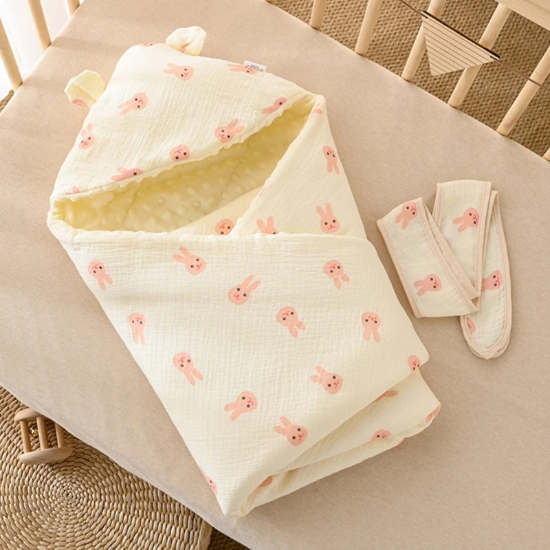 Newborn Swaddles Wrap Muslin Swaddles Blanket Stroller Blanket Infant Cover D5QA