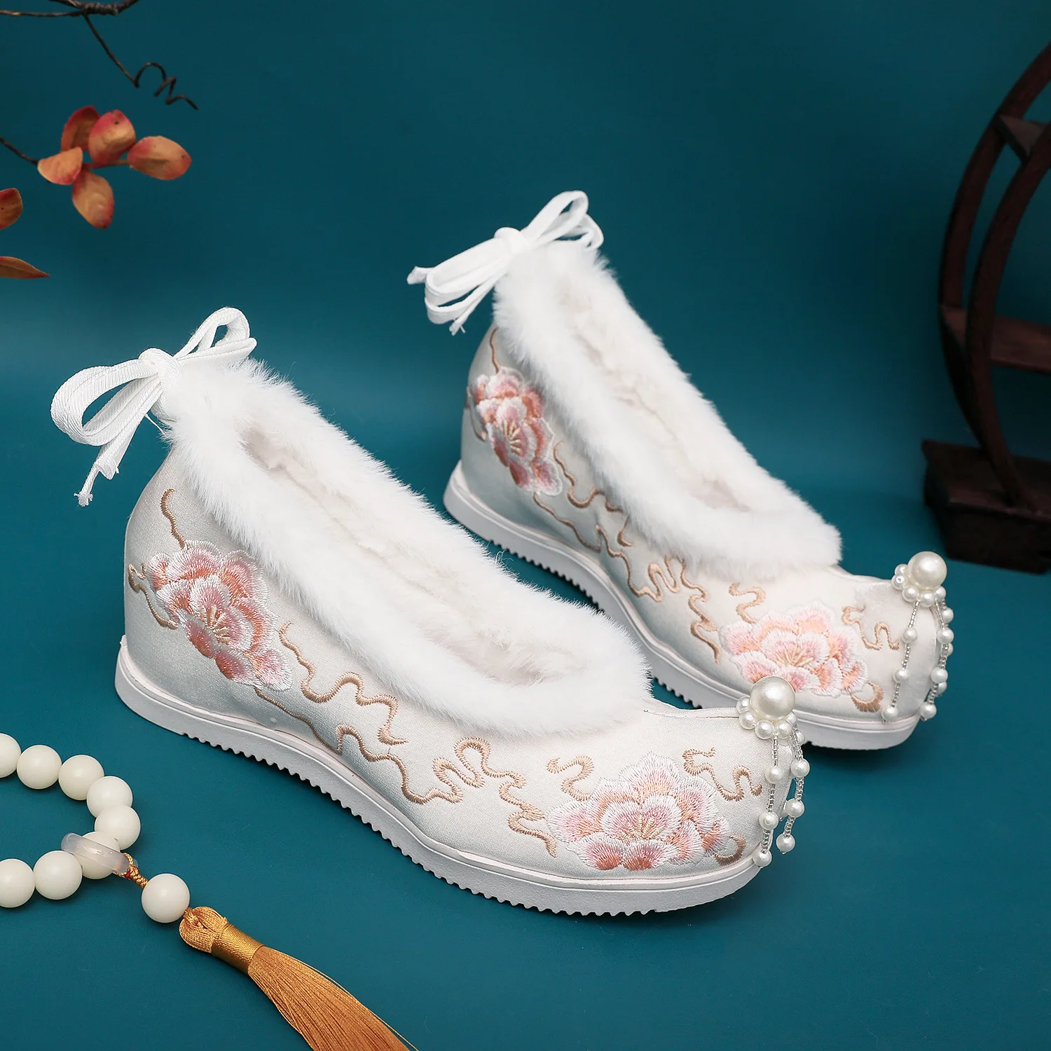 Chaussures d'hiver Hanfu pour femmes, nouveau style, littérature, 2023