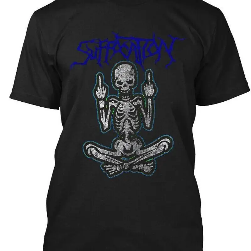 New POPULAR! Suffocation American Brutal Death Technical Music Art T-Shirt S-5XL