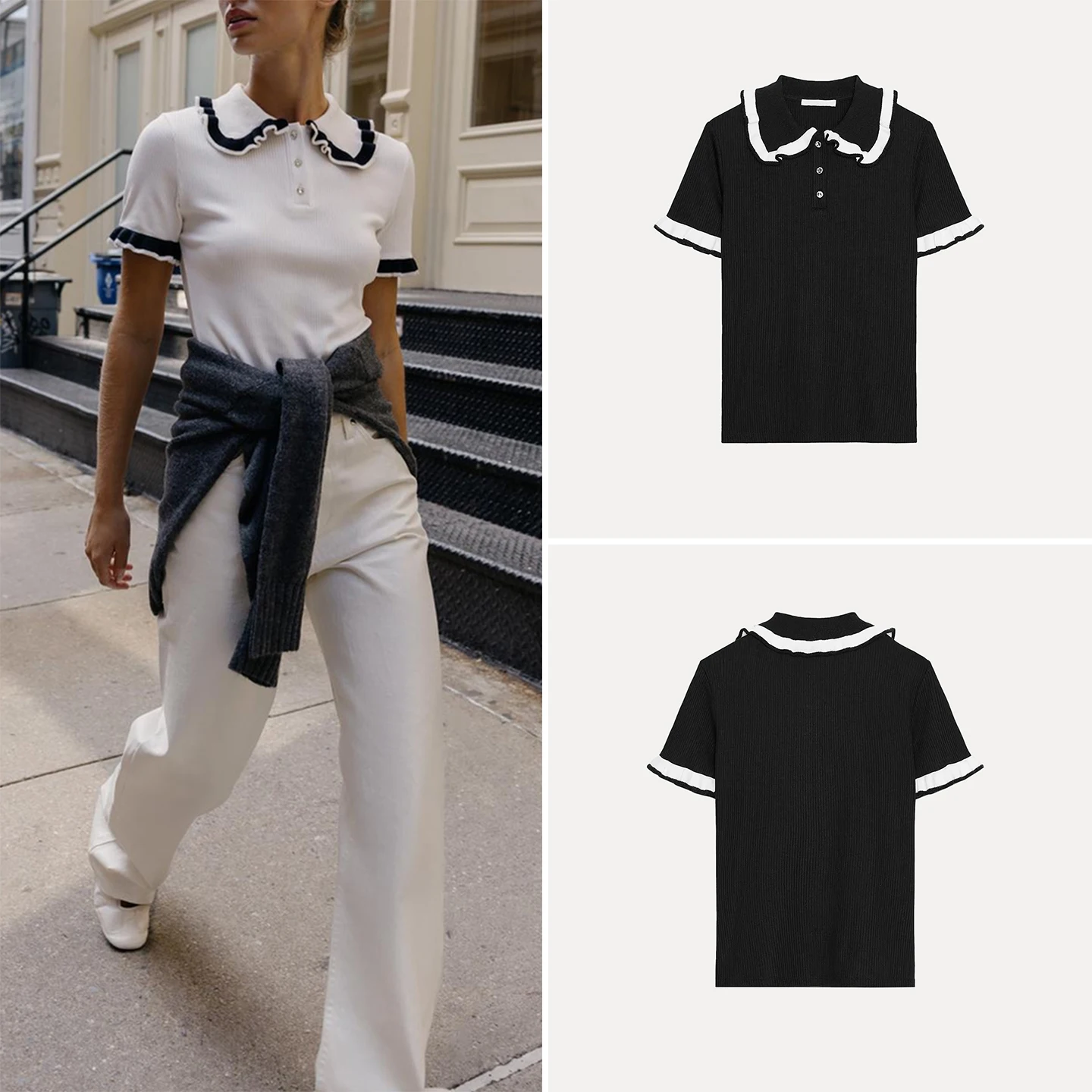 

Женская модная простая футболка Z irt, новинка 2025 года, подходит для одного материала, осенний сезон 00%