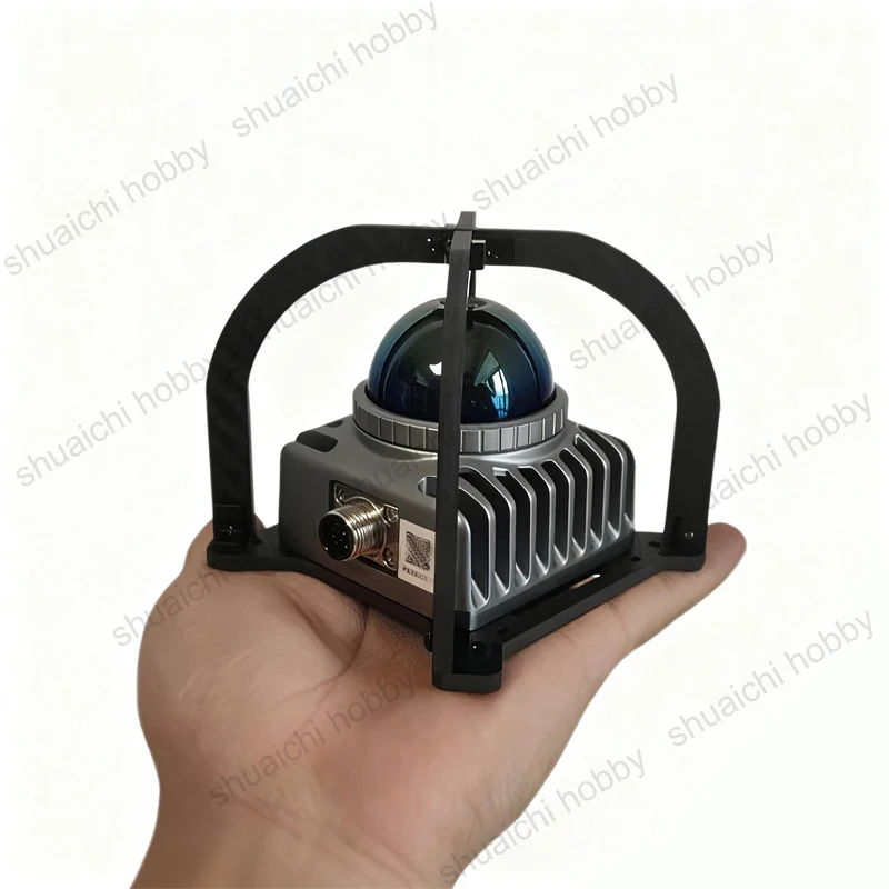 غطاء حماية من ألياف الكربون إطار حماية رادار الطائرات بدون طيار حماية متعددة الاتجاهات للاستكشاف الخارجي MID360 LiDAR