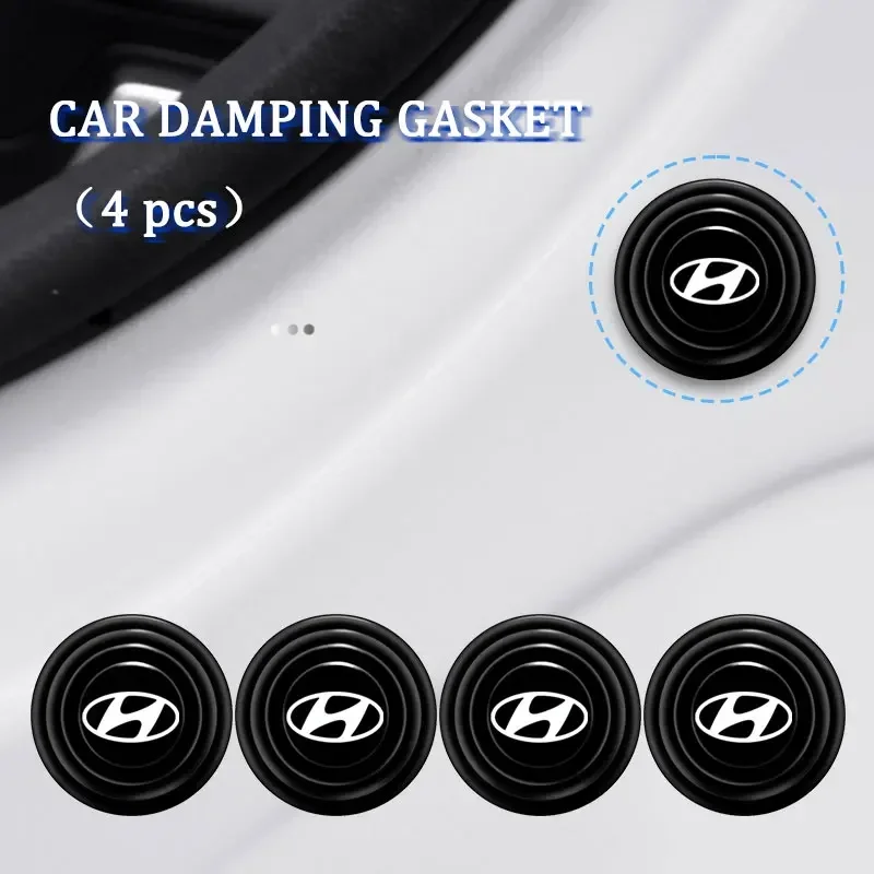 4 قطعة باب السيارة للصدمات عازلة ملصقات اكسسوارات السيارات لشركة هيونداي إلنترا ستاركس فيرنا سولاريس HB20 رينا فيلوستر باليسيد #6