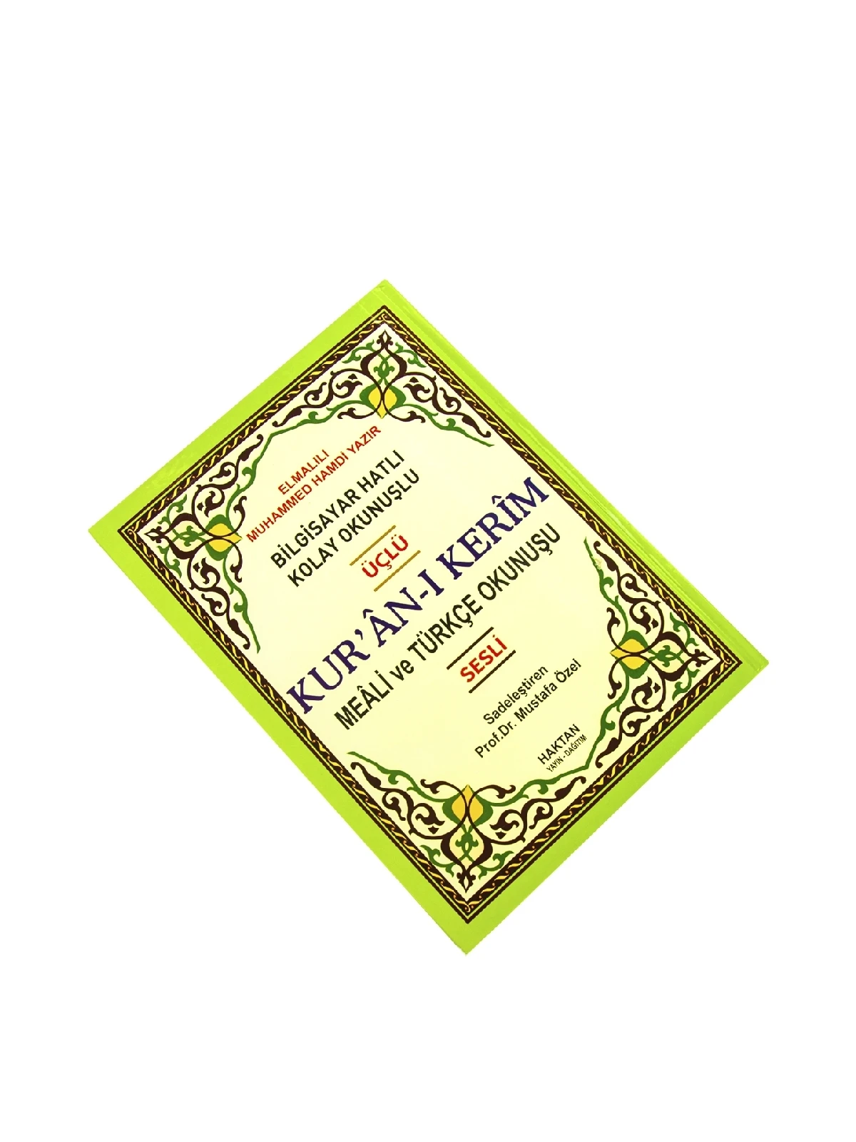 The Holy Quran with Turkish Meining and Pronuncation - QR Code Feature - Lectern (Medium) Size - Haktan Publishing