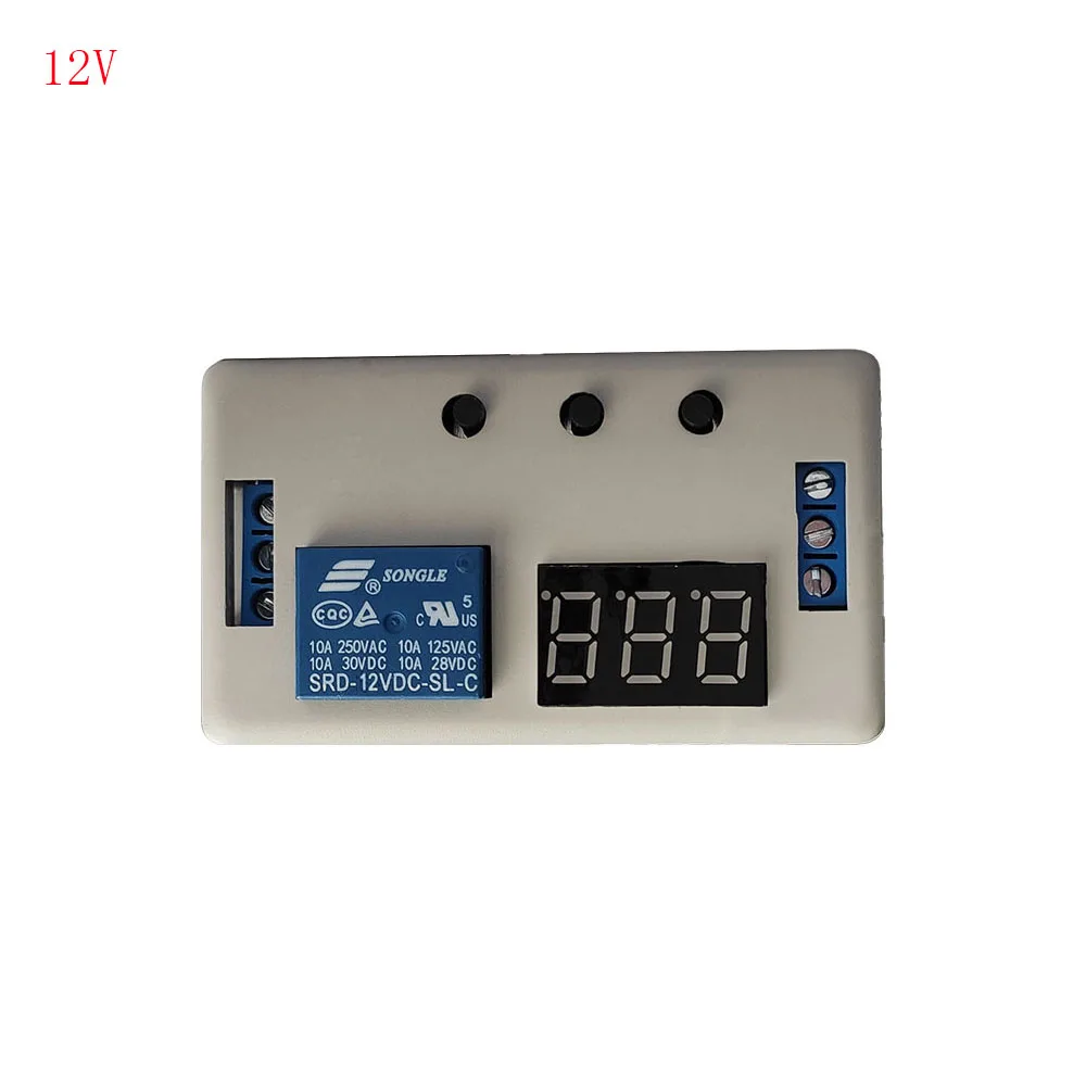 

DC 12V 24V 1 Way Time Delay Relay LED Digital Automation Timer Control Switch Timing Relay Module PLC High Level Trigger Switch