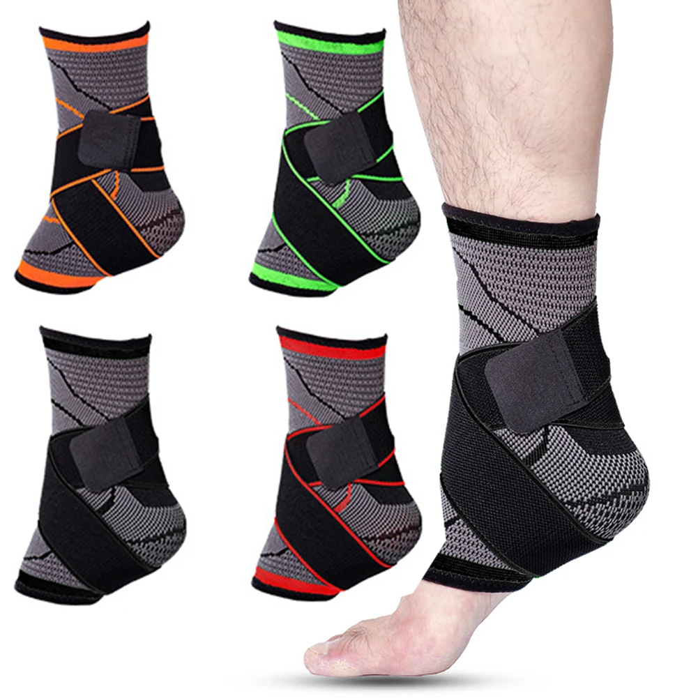 Sports Ankle Brace High Elastic Compression Ankle Support For Volleyball