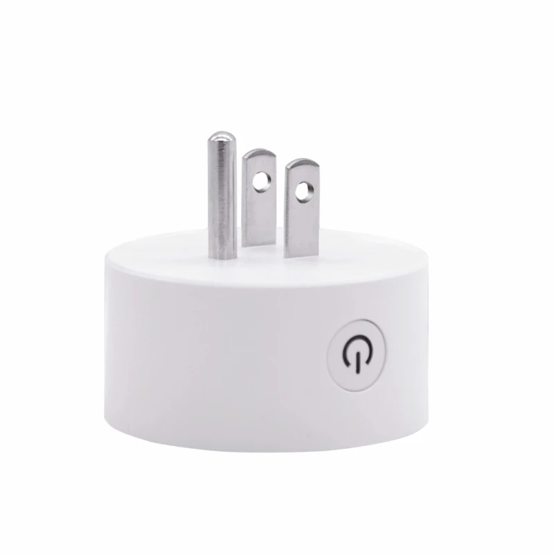 Tuya WiFi Tomada Inteligente Plug Outlet, Smart Life App, Controle Remoto, Funciona com Alexa Home, Padrão dos EUA