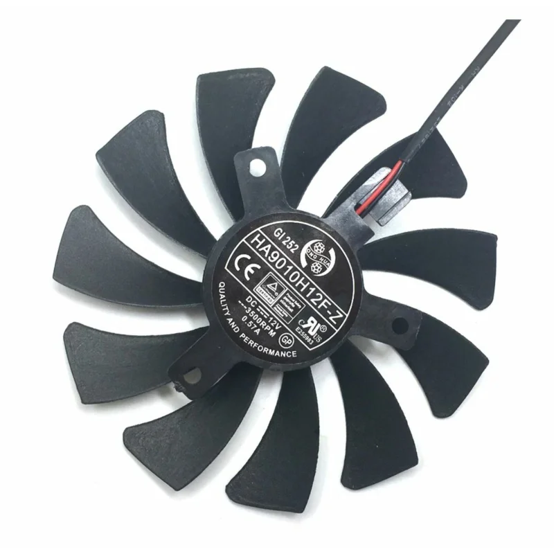 85mm t129215sh HA9010H12F-Z 2pin cooling fan for GeForce GTX 1050 Ti mini 4GB