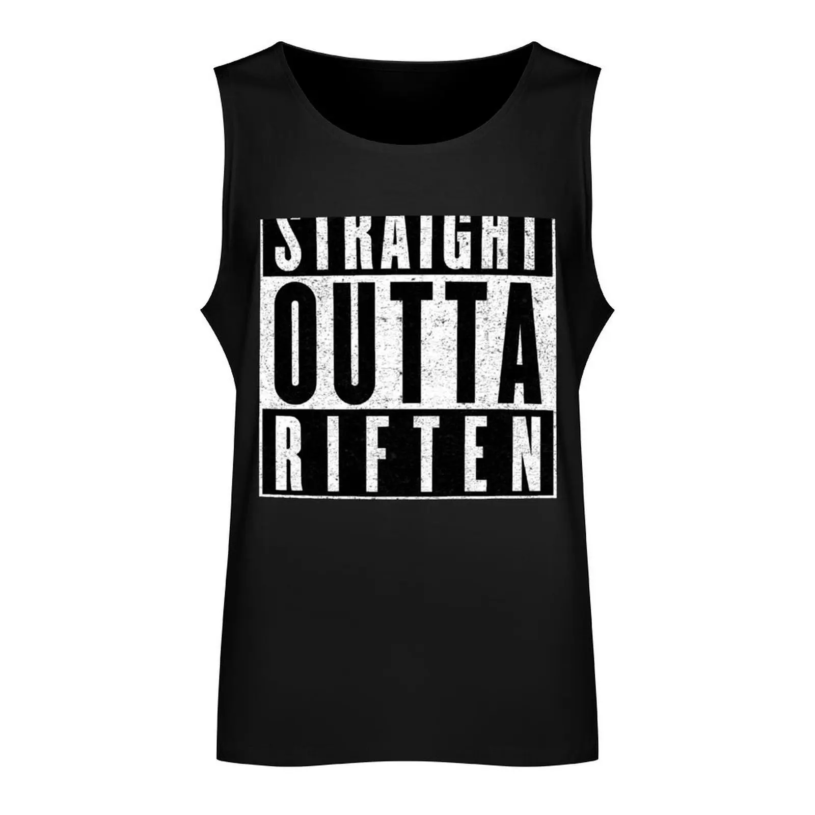 Adventurer with Attitude: Riften Tank Top gym Men's t-shirts Men's fitness t-shirt bodybuilding men