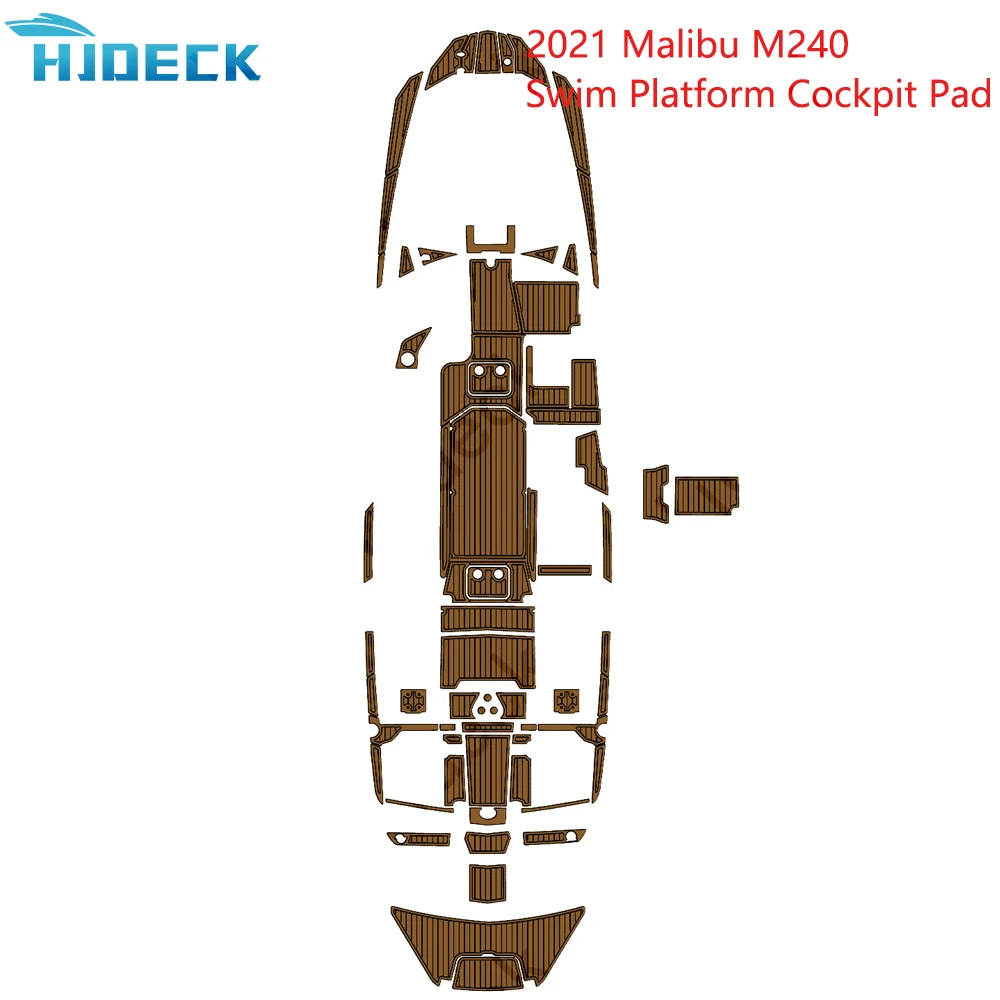 

Hjdeck Yacht Sheet Pad Customizable Compatible With 2021 Malibu M240 Swim Platform Cockpit Boat Accessories EVA Mat