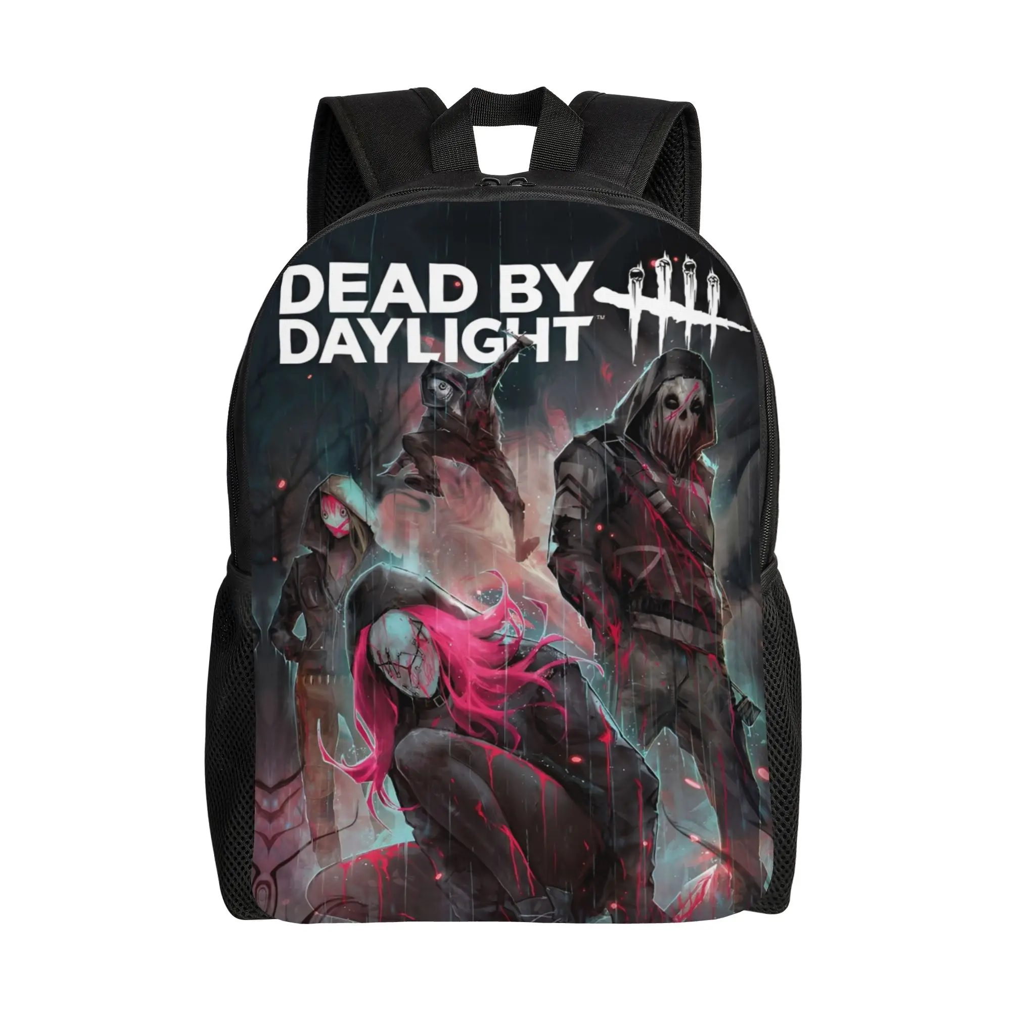 

Рюкзак для видеоигр Deads by Daylights для мужчин и женщин, стильный студенческий рюкзак для работы, сумка через плечо для колледжа с карманом