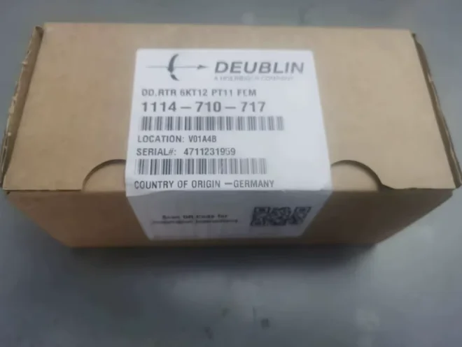 Giunto rotante tedesco DEUBLIN, modello DD, RTR 6KT12 PT11 FEM, 1114-710-717
