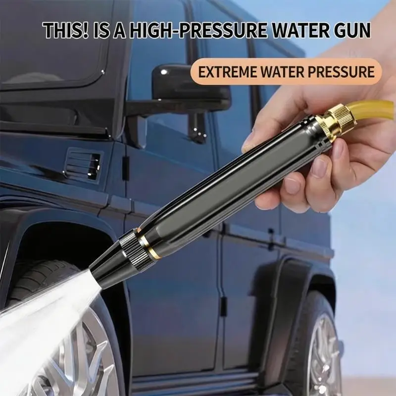 J0MA Versatile Plastic Water Guns Nozzle With Strong Stream For Car Bike And Patio Washing Adjustable Sprayer Pattern Nozzle