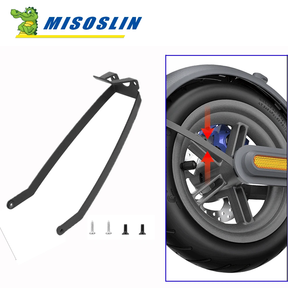 Aluminium Alloy Rear Wheel Fender Support With Screws for Xiaomi 1S Pro 2 Mi 3 Electric Scooter Mudguard Bracket Accessories