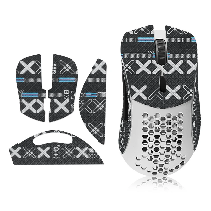 Nastro antiscivolo per mouse in pelle di lucertola – Adesivi fai da te assorbenti del sudore fatti a mano per glorioso modello D/O wireless.