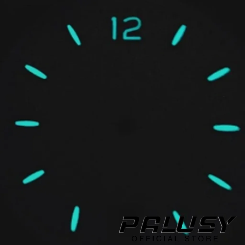 30,5mm nh35 für 3 Uhr Gehäuse Krone schwarz weiß Zifferblatt leuchtende Zifferblatt für nh35/nh35a/4r/7s Uhrwerk Ersatzteile