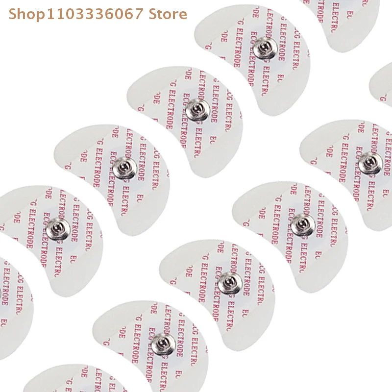 

[HB] 50 шт. в упаковке, белые пенопластовые одноразовые электроды для ЭКГ, медицинские патчи, аксессуары для ЭКГ/ЭКГ, для педиатрических пациентов, детский размер