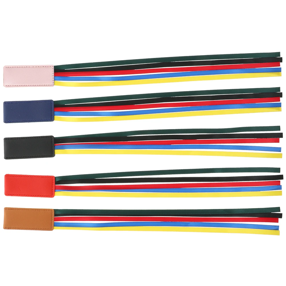 5 Marcapáginas Elegantes con Cinta, Accesorios de Lectura, Separadores de Páginas para Novelas, Estudio, Biblia, Decoración de Diario