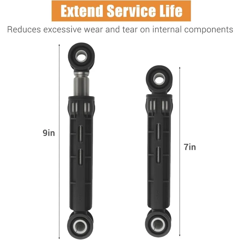 EMECE-Washer For EFLW317TIW1 For EFLW317TIW2 EFLW427UIW1 2PCS 137412601 AP6031110 Washing Machine Shock Absorber Damper