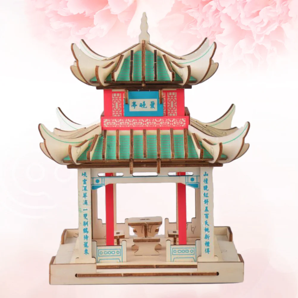 لغز خشبي ثلاثي الأبعاد للأطفال يمكنك صنعه بنفسك مجموعة أدوات بناء دعابة الدماغ لتزيين الغرفة ألغاز ألعاب حرفية