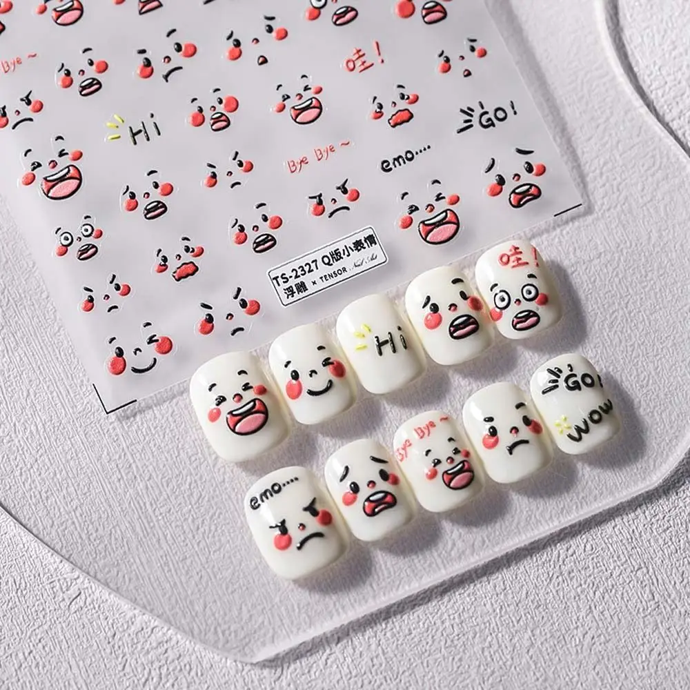 

Cute Cartoon Nail Sticker Self Adhesive Nail Decals Decorations 3D Rabbits Cookie Bears Dogs DIY Manicure Accessories