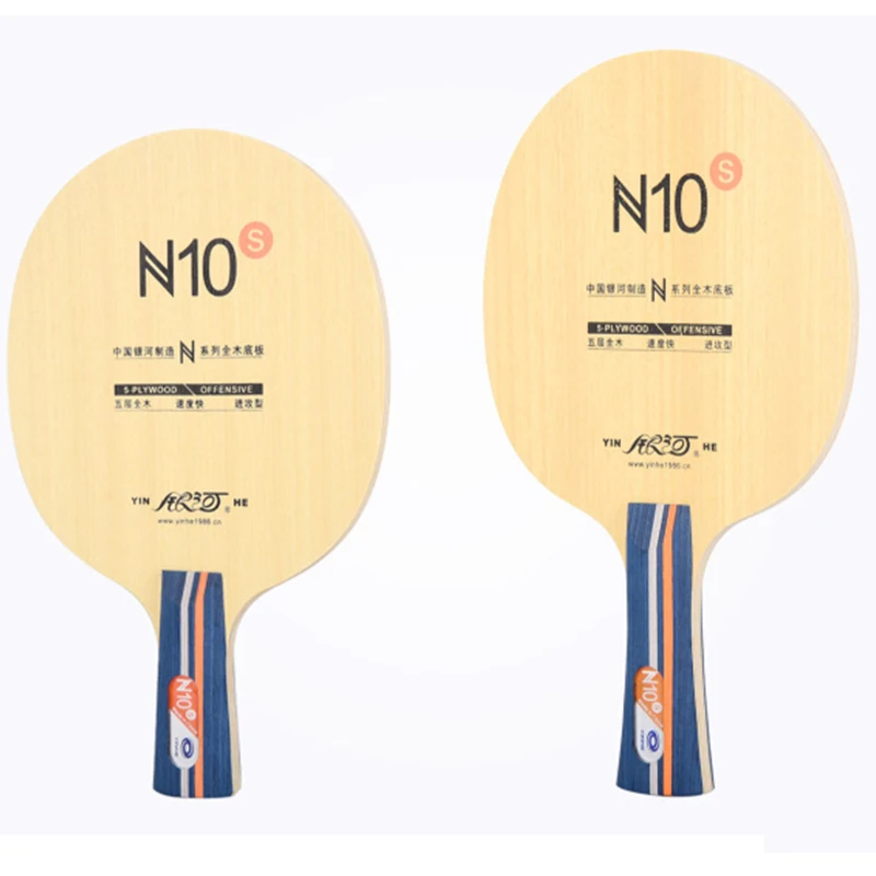 

YINHE N10S table tennis blade 5ply pure wood Children new player light blade easy control fast attack with loop