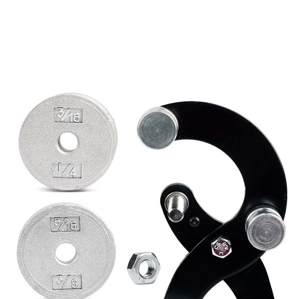 

Функциональный инструмент для гибки труб диаметром от 3/16 до 3/8 дюймов, предназначенный для комфортного управления, с двумя адаптерами для универсальников