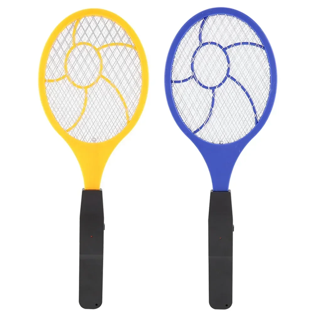 2026-1pcs Three Layer Electric Fly Mosquito Swatter Bug Zapper Racket Insects Killer Battery-powered Mosquito Swatter