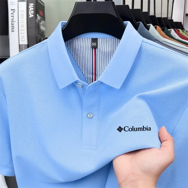 100% Pure Cotton 2026high-end Brand Men's Short Sleeve Polo Shirt Summer Fashion Luxury Logo Embroidered Golf Top Casual T-shirt — купить у AliExpress WW