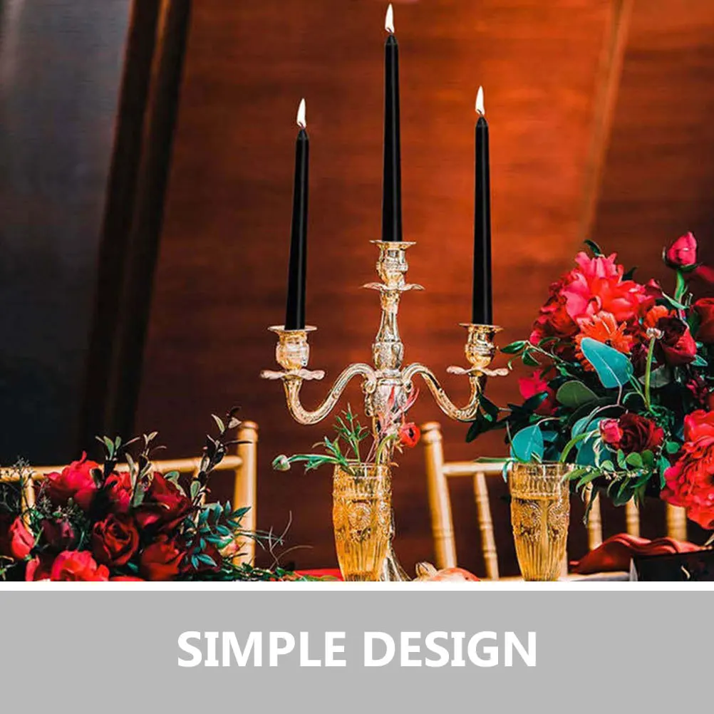 4 قطع من الشموع الطويلة، شموع جميلة، شمع البارافين غير معطر، غير معطر لحفلات الزفاف، ديكور المنزل بكميات كبيرة