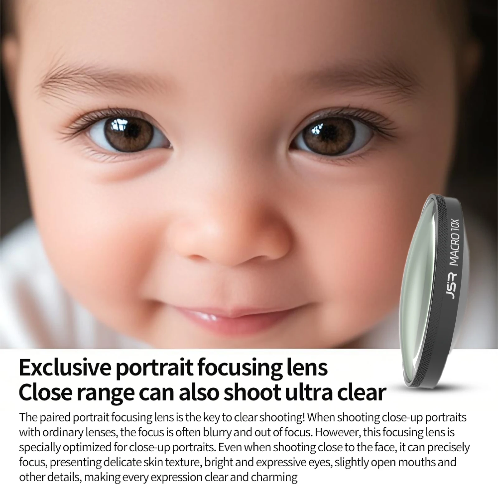 Protective Mirror Macro Lens for Insta360 Go Ultra Portrait Focusing Lens Photography Accessories