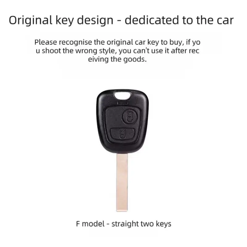 TPU Car 2Button Key Cover Case for Peugeot 106 107 206 207 307 for Citroen C1 C2 C3 C4 XSARA PICASSO for Toyota AYGO Protector