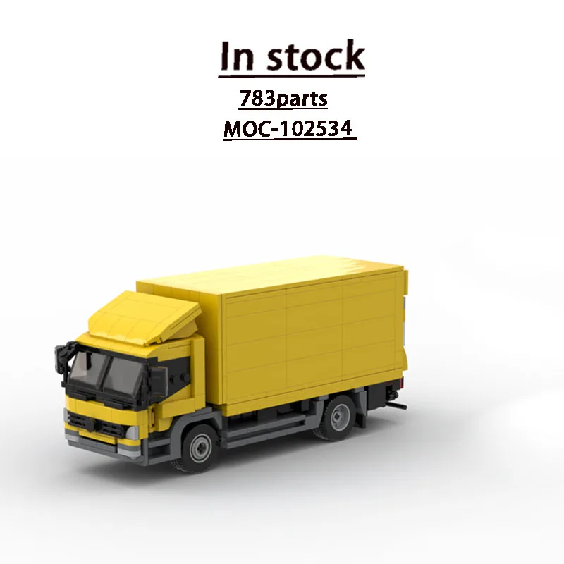 

MOC-102534 City Express Container Transport Truck Building Block Model 783 Parts Boys' Children Birthday Christmas Toy Gift