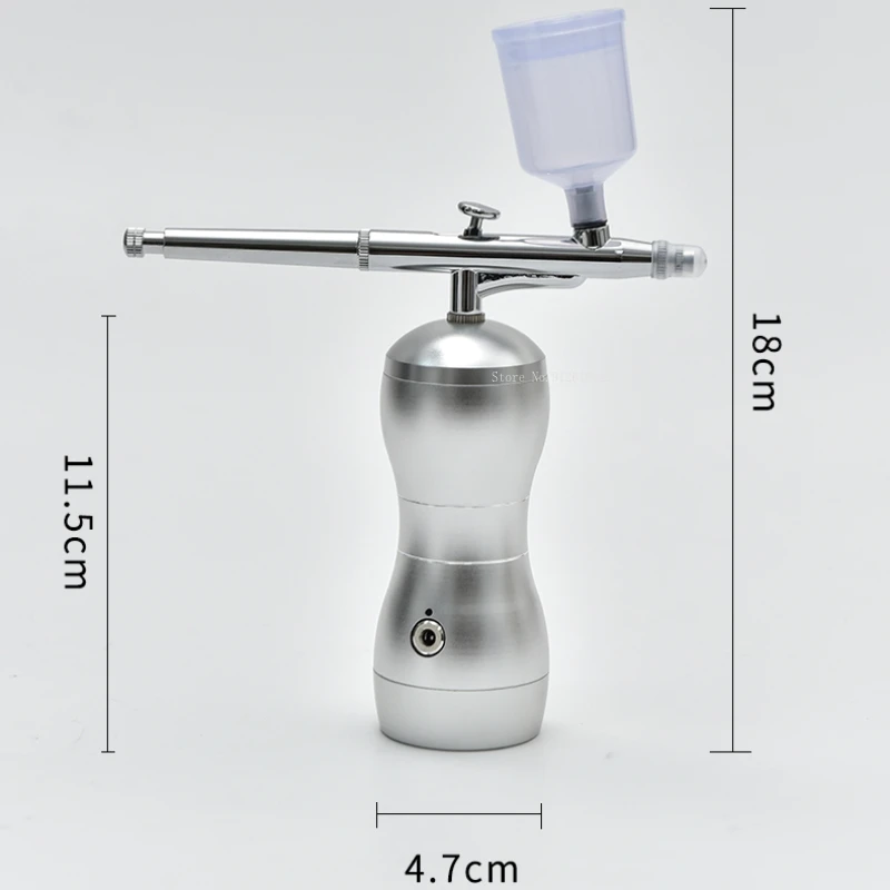 Imagem -06 - Portátil Mini Carregamento Spray Bomba de ar Caneta Vitrificação Cerâmica Faça Você Mesmo Handwork Making Artesanato de Cerâmica Pulverização Esmalte Ferramenta Auxiliar