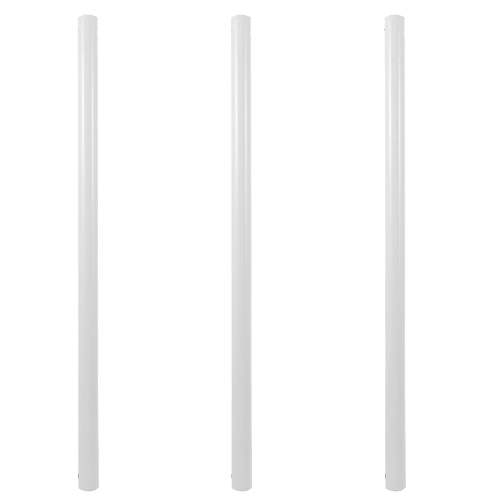 

3Pcs Ceiling Fan Extension Rod Long Downrods Kit Accessories Thickened Material Dual Hole Universal Compatibility Easy