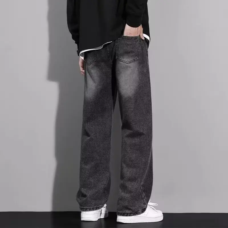 Summer Man Cowboy Pants Trousers Autumn Clothing Luxury Washed 2025 Fashion New in Classic Y2k Vintage Xs Straight Jeans for Men