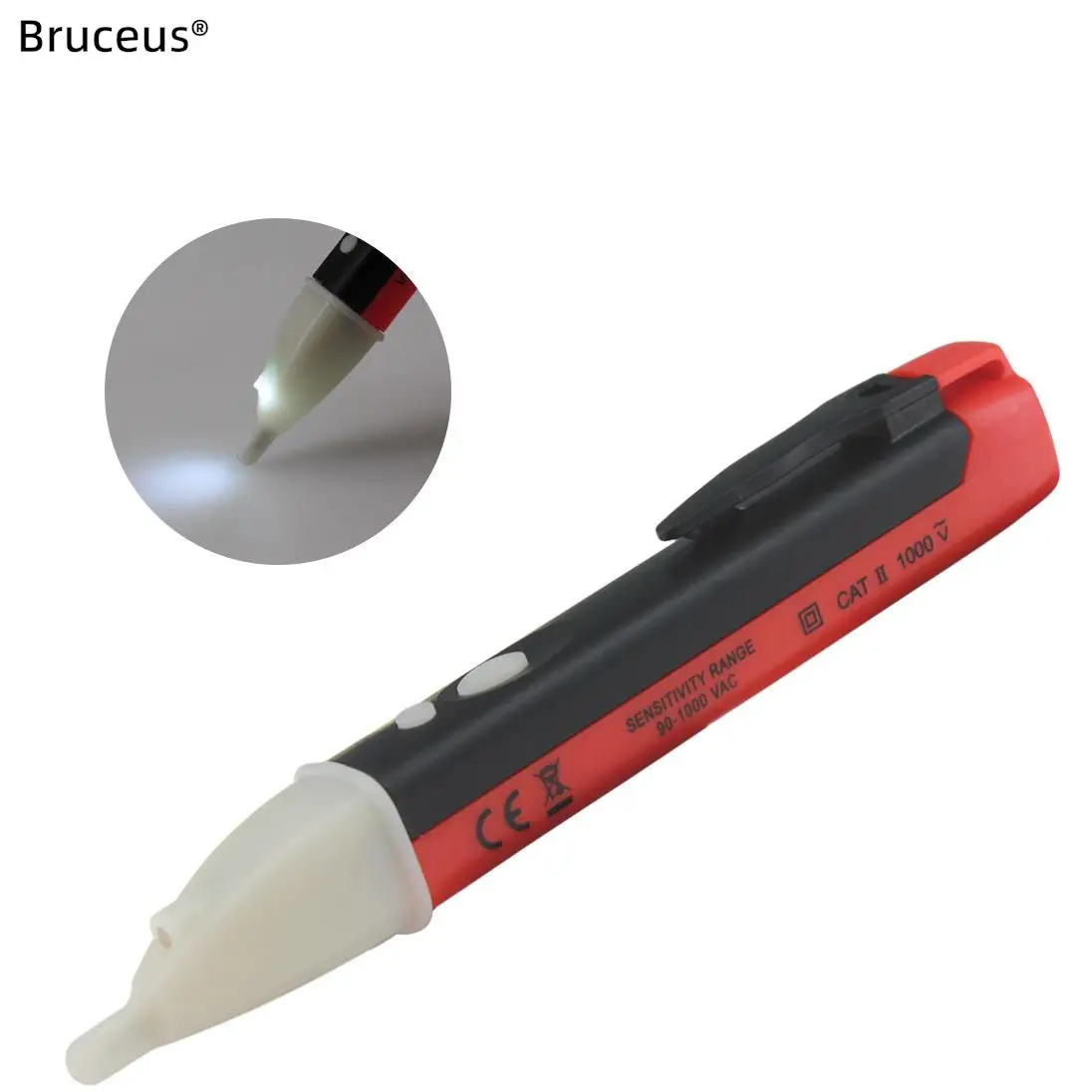 Non-Contact Sensor Tester Pen Electric indicator 90-1000V  Socket Wall AC Power Outlet Voltage Detector LED-Light AC 110V-220V