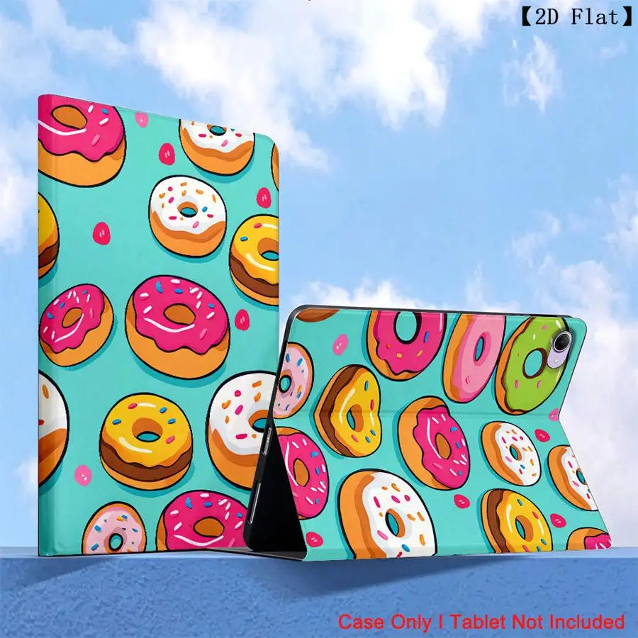 Color Donut S-simpsons With Pencil Holder Case for Xiaomi Redmi Pad SE K Pad 8.8 9.7 12.4 Inch Pad 6s Pro 7 Ultra Pad 5 6 7 8