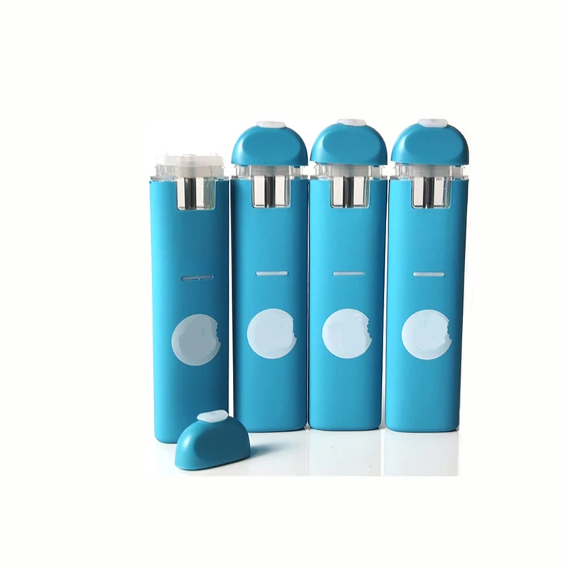 10-50 pces biscoitos vape caneta 1ml capacidade vazia cartucho cerâmico 280mah bateria recarregável vaporizador cigarros eletrônicos